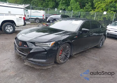 2022 Acura Tlx Type S из США, поврежденный, VIN 19UUB7F08NA002254
